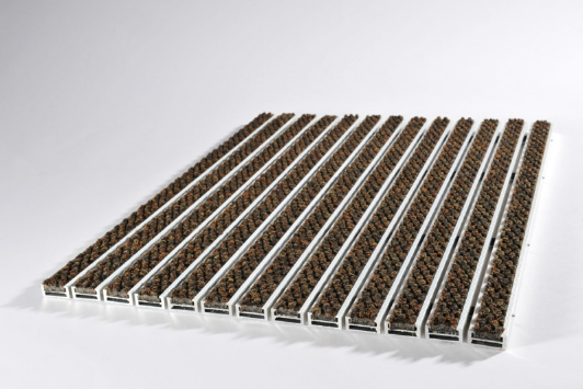 Tapis d'entrée 22R premium marron